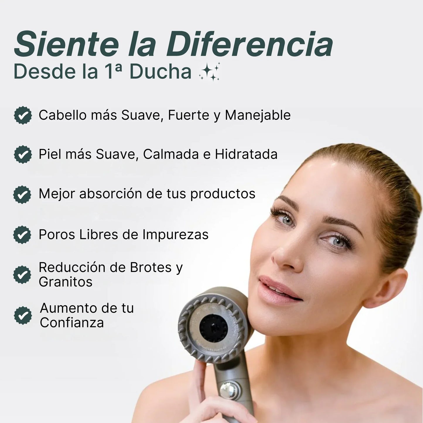 Alcachofa de Ducha Spa con Filtro – Más Presión, Agua Más Limpia y Relax Diario